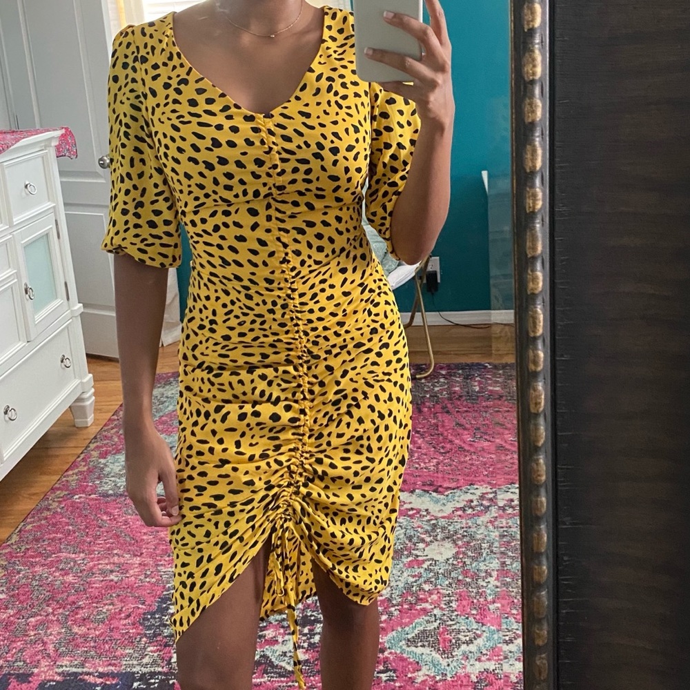 Signature8 / Yellow Midi Dress / Size Small / New